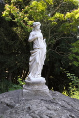 Fototapeta premium Roman statue in a park
