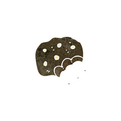 retro cartoon cookie