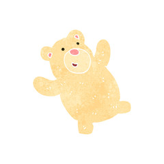 retro cartoon polar bear