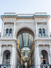 Fototapeta na wymiar Vittorio Emanuele Gallery in the center of MIlan