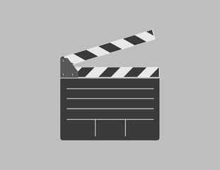 clapperboard vector illustration