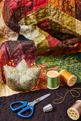 Accessories for patchwork on a quilt