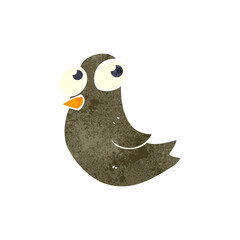 retro cartoon bird