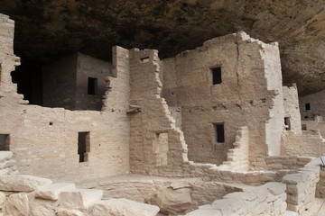 Spruce House cliff dwelling ruins.Mesa Verde National Park, Colorado