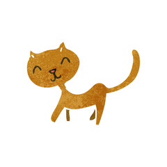 retro cartoon cat