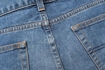 Fototapeta premium blue jeans close-up