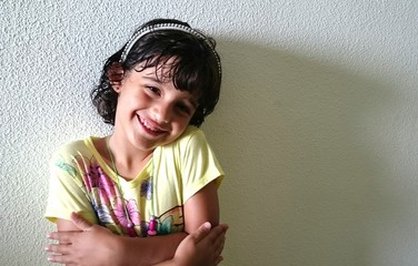 Niña sonriente