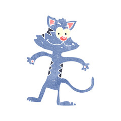 retro cartoon cat