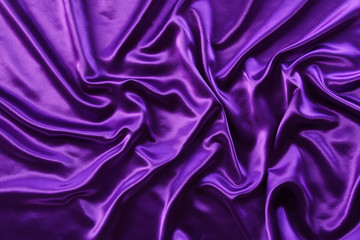 Purple silk fabric texture