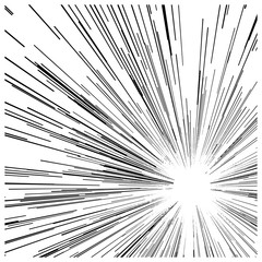 Obraz premium illustration vector abstract speed motion black lines ,with circ