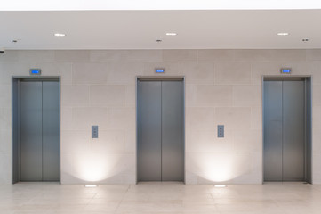 Three elevators