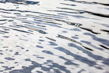 Picturesque sky reflection on the water
