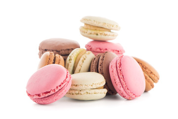 Colorful French Macarons