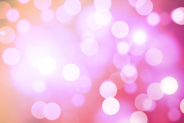 Pink bokeh
