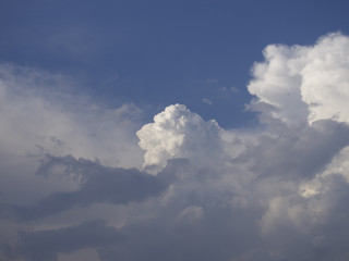 Obraz premium 夏空（青空と白雲）