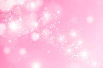 Fototapeta na wymiar Pink color Bokeh Background