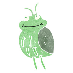 retro cartoon bug