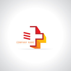 creative company logo concept vector illustration