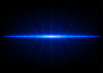 abstract grids on blue light background