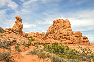 Fototapeta premium Primitive Trail in Arches National Park
