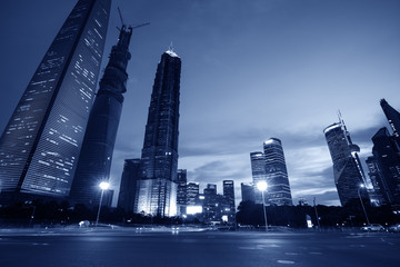 Fototapeta na wymiar China Shanghai urban construction