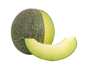 melon isolated on white background