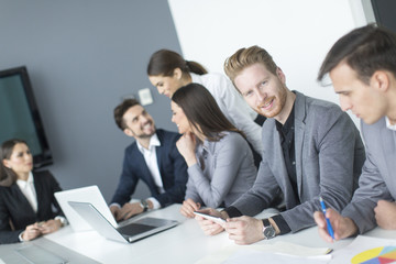 Young people in the office