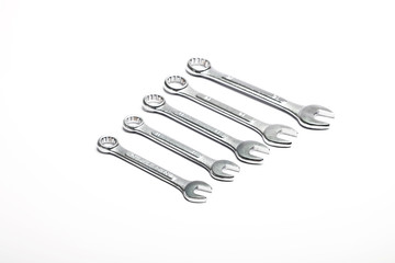 Wrench isolated on white background