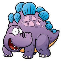 Vector illustration of Dinosaurs cartoon