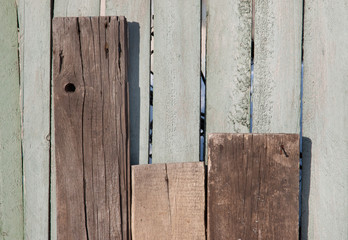 old wooden fence