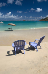 Saint Martin, Caribbean sea