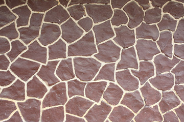 Pattern of stone Brick Wall Surfaced