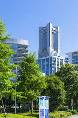 Fototapeta premium 横浜みなとみらいの街並み