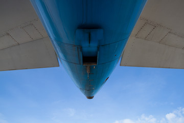 Tail of aircraft