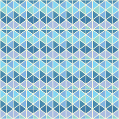Blue triangles pattern. Vector illustration.