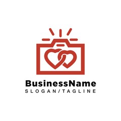 Camera vector logo icon