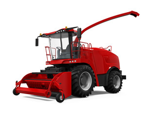 Red Forage Harvester