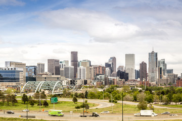 Fototapeta na wymiar Denver skyline