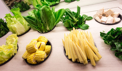 A lot of tools on tray in workshop