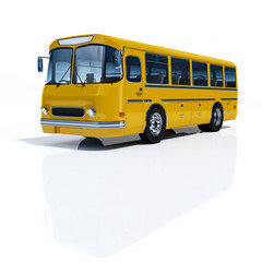 Obraz na płótnie Canvas Yellow Buses.