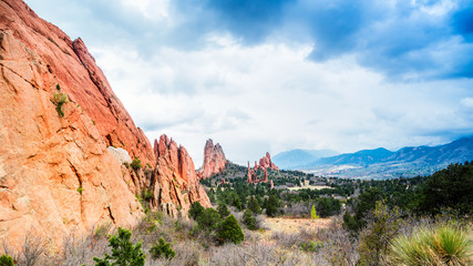 Naklejka premium Garden of the Gods.