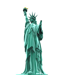Obraz premium Statue of Liberty Isolated