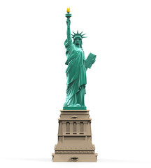 Statue of Liberty Isolated © nerthuz