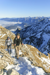 Winterwanderung in den Allgäuer Alpen
