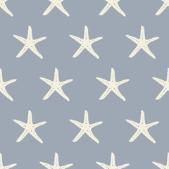 Fototapeta na wymiar seamless starfish pattern
