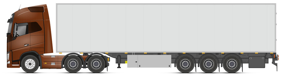 Camion 3 essieu + remorque V3 © Norman75