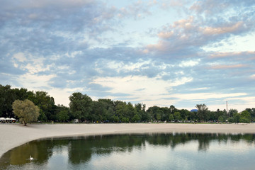 Bundek lake, Zagreb, Croatia