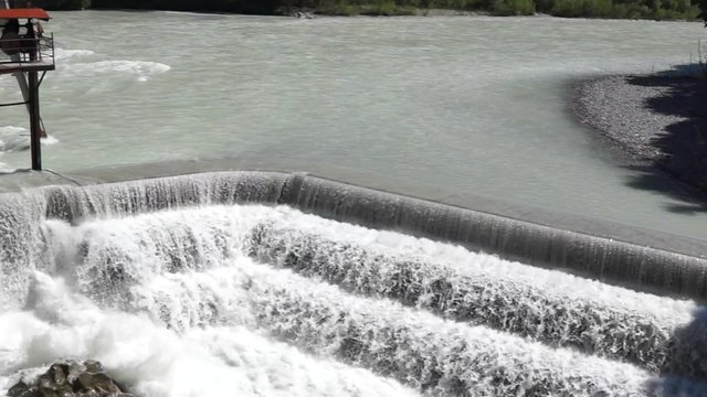 Lechfall and gorge in Fussen Bavaria Germany