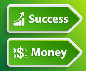 Business sign with the text