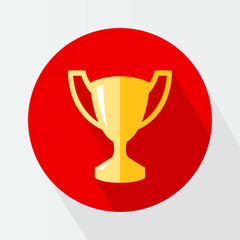 Vector trophy cup icon